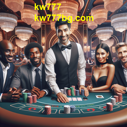 Experimente a Emoção do Cassino Ao Vivo no kw777